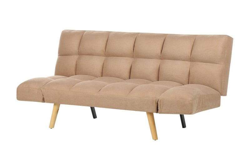 Fiora Sovesofa 3-seter - Brun/Lyst tre - Møbler - Sofaer - Sovesofaer - 3 seters sovesofa