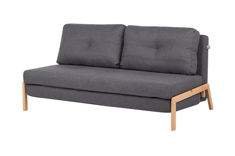 Sovesofa Theressa - Grå - Møbler - Sofaer - Sovesofaer - Futon - Futon sofa