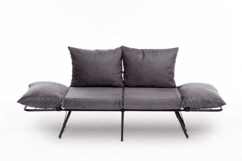 Giancarlo Sovesofa 2-seter - Grå - Møbler - Sofaer - Sovesofaer - 2 seters sovesofa