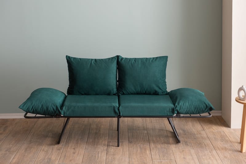 Giancarlo Sovesofa 2-seter - Grønn - Møbler - Sofaer - Sovesofaer - 2 seters sovesofa