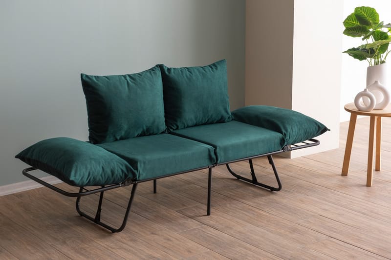 Giancarlo Sovesofa 2-seter - Grønn - Møbler - Sofaer - Sovesofaer - 2 seters sovesofa