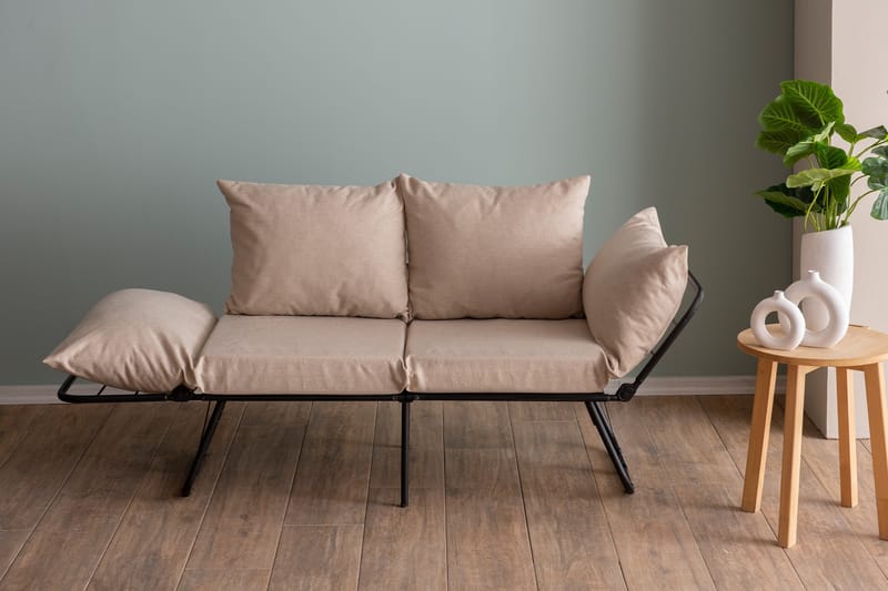 Giancarlo Sovesofa 2-seter - Krem - Møbler - Sofaer - Sovesofaer - 2 seters sovesofa