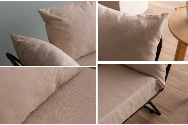 Giancarlo Sovesofa 2-seter - Krem - Møbler - Sofaer - Sovesofaer - 2 seters sovesofa