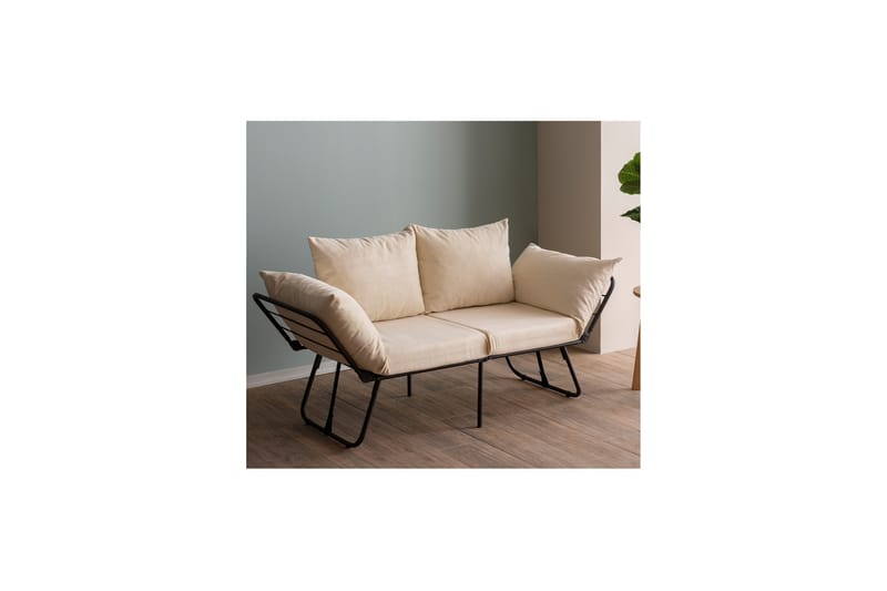 Giancarlo Sovesofa 2-seter - Krem - Møbler - Sofaer - Sovesofaer - 2 seters sovesofa