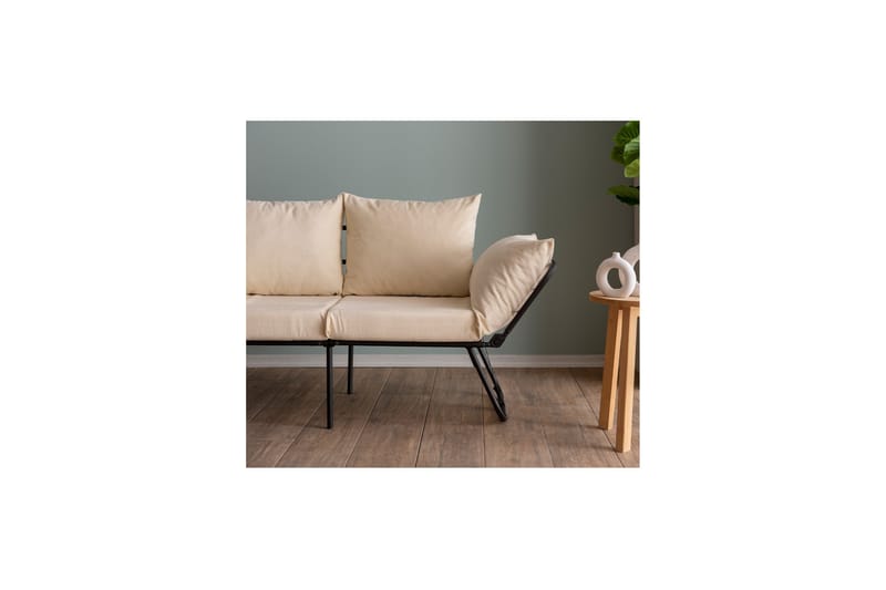 Giancarlo Sovesofa 2-seter - Krem - Møbler - Sofaer - Sovesofaer - 2 seters sovesofa