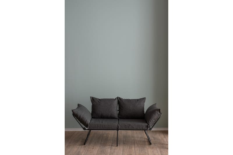 Giancarlo Sovesofa 2-seter - Mørk grå - Møbler - Sofaer - Sovesofaer - 2 seters sovesofa