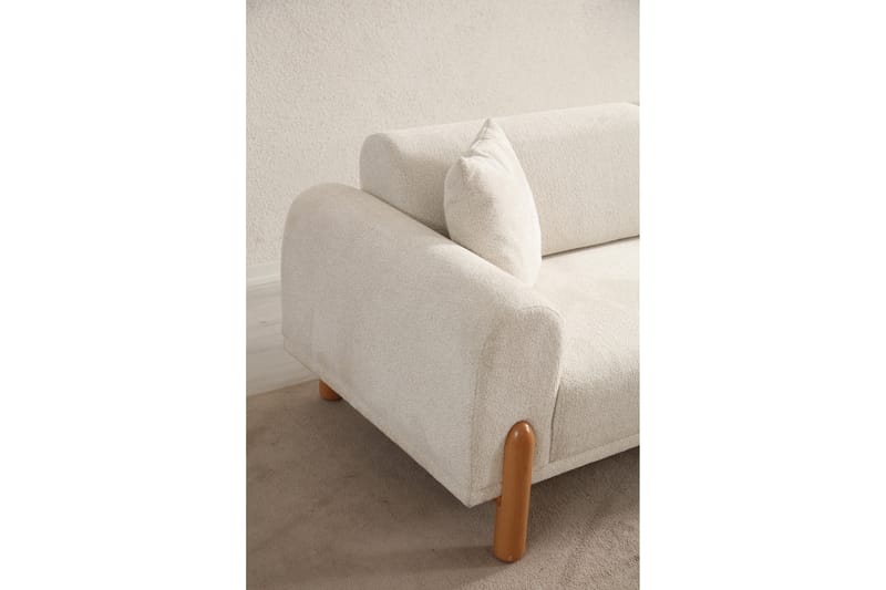 Godiva Sovesofa 3-seter - Krem - Møbler - Sofaer - Sovesofaer - 3 seters sovesofa