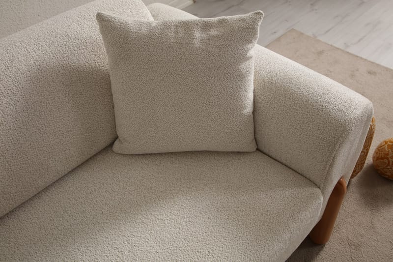 Godiva Sovesofa 3-seter - Krem - Møbler - Sofaer - Sovesofaer - 3 seters sovesofa