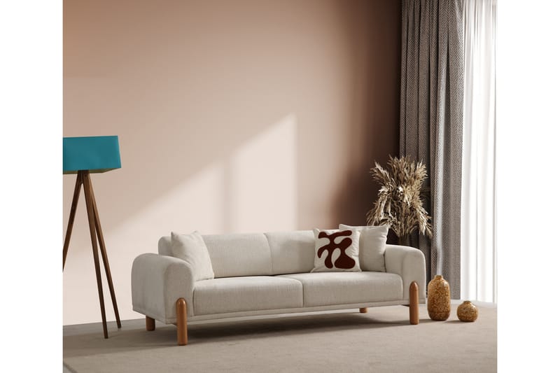 Godiva Sovesofa 3-seter - Krem - Møbler - Sofaer - Sovesofaer - 3 seters sovesofa