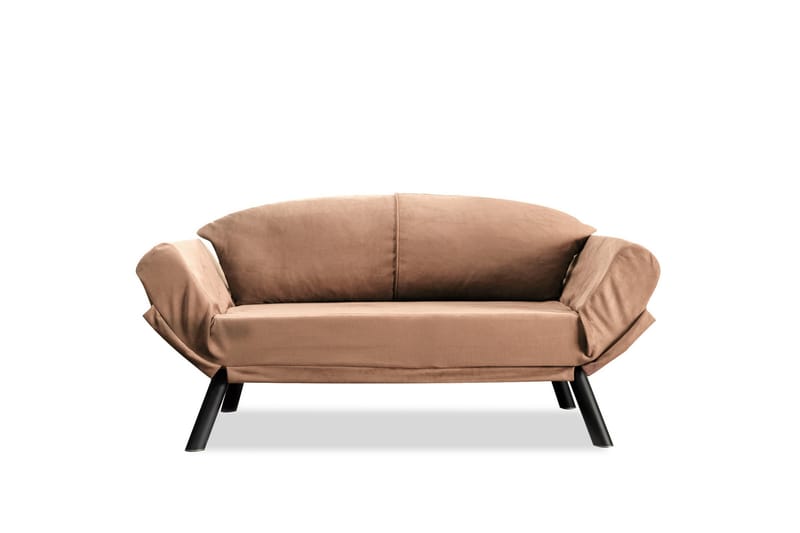 Gweno Sovesofa 2-seter - Lys brun - Møbler - Sofaer - Sovesofaer - 2 seters sovesofa