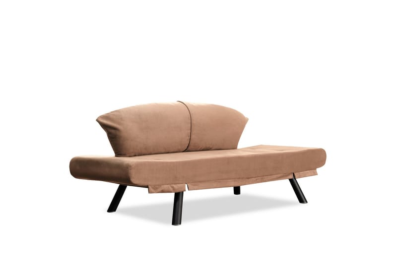 Gweno Sovesofa 2-seter - Lys brun - Møbler - Sofaer - Sovesofaer - 2 seters sovesofa