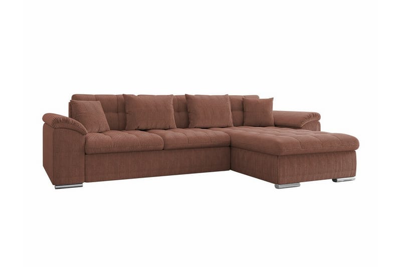 3-seters Hjørnesovesofa Camior - Brun - Møbler - Sofaer - Sovesofaer - Hjørnesovesofa