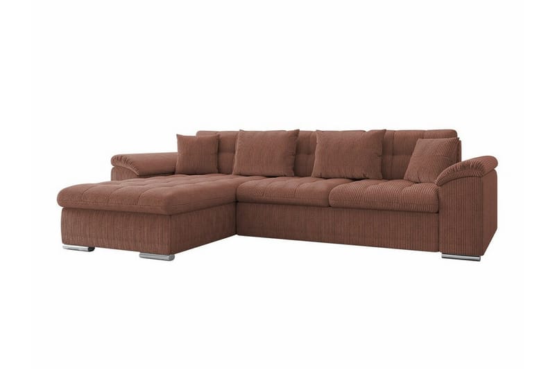 3-seters Hjørnesovesofa Camior - Brun - Møbler - Sofaer - Sovesofaer - Hjørnesovesofa