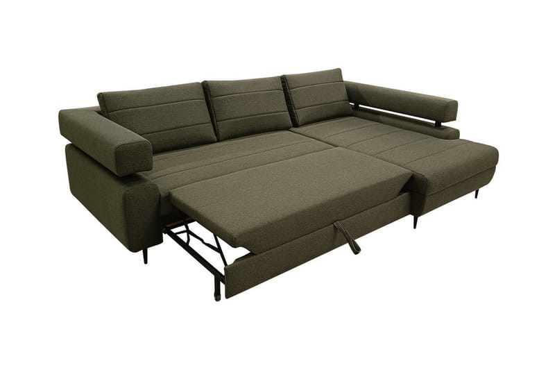 3-seters Hjørnesovesofa Graystone - Brun - Møbler - Sofaer - Sovesofaer - Hjørnesovesofa