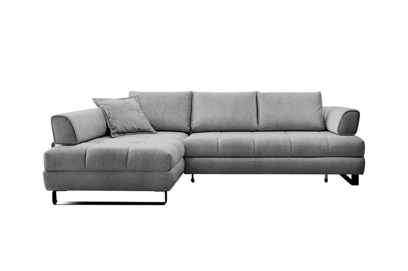 3-seters Hjørnesovesofa Graystone - Lysegrå - Møbler - Sofaer - Sovesofaer - Hjørnesovesofa