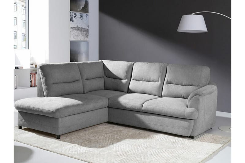 3-seters Hjørnesovesofa Graystone - Lysegrå - Møbler - Sofaer - Sovesofaer - Hjørnesovesofa