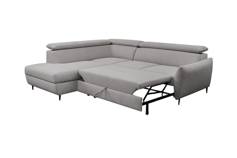 3-seters Hjørnesovesofa Graystone - Lysegrå - Møbler - Sofaer - Sovesofaer - Hjørnesovesofa