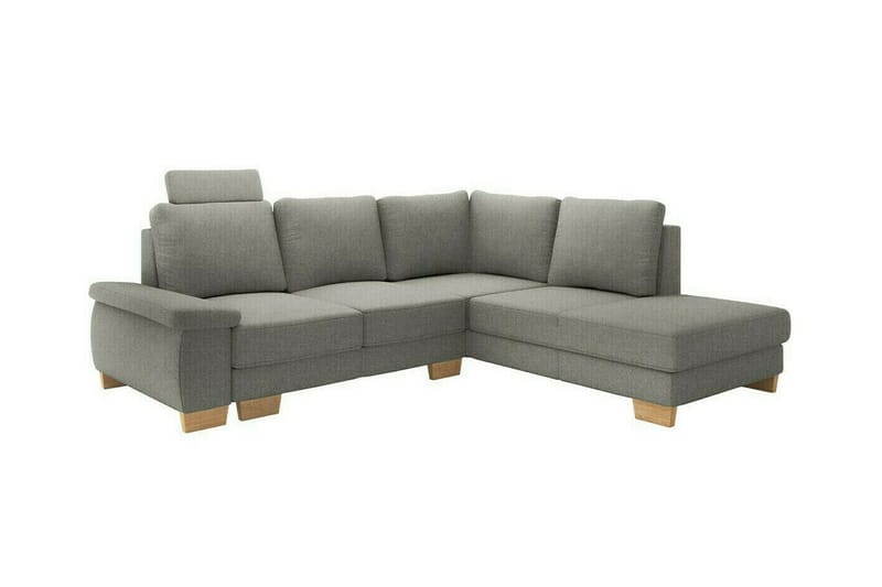 3-seters Hjørnesovesofa Graystone - Lysegrå - Møbler - Sofaer - Sovesofaer - Hjørnesovesofa