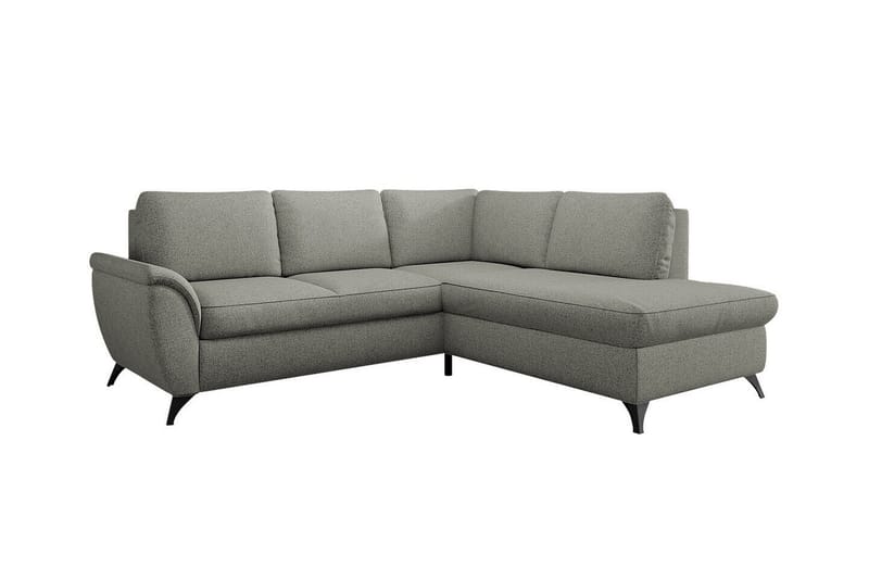 3-seters Hjørnesovesofa Hereford - Lysegrå - Møbler - Sofaer - Sovesofaer - Hjørnesovesofa