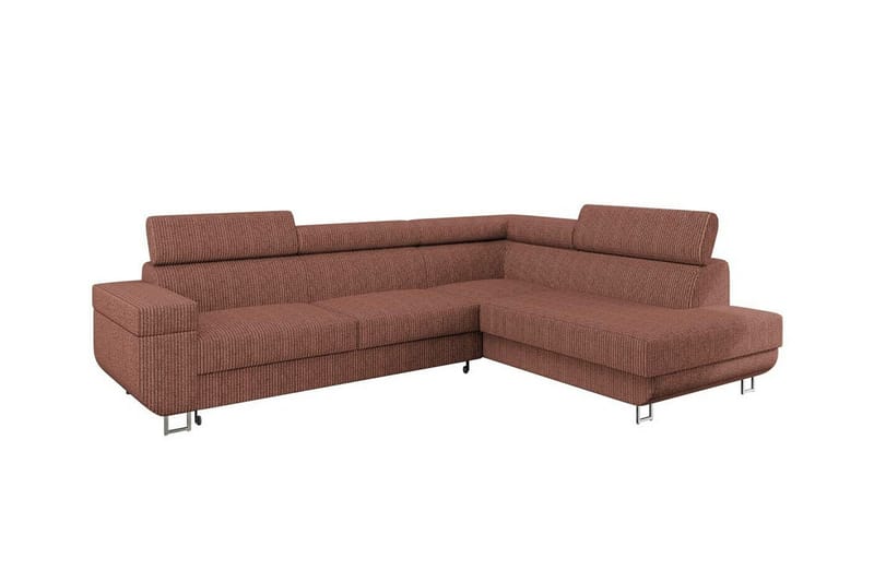 3-seters Hjørnesovesofa Kintore - Brun - Møbler - Sofaer - Sovesofaer - Hjørnesovesofa