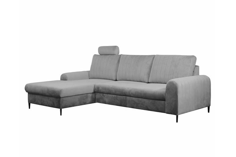 3-seters Hjørnesovesofa Kintore - Lysegrå/Mørkegrå - Møbler - Sofaer - Sovesofaer - Hjørnesovesofa