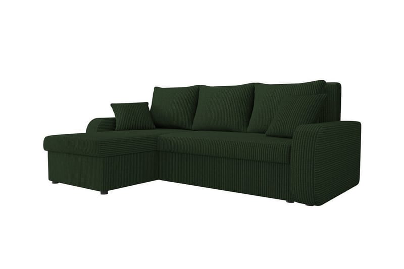 3-seters Hjørnesovesofa Kintore - Mørkegrønn - Møbler - Sofaer - Sovesofaer - Hjørnesovesofa