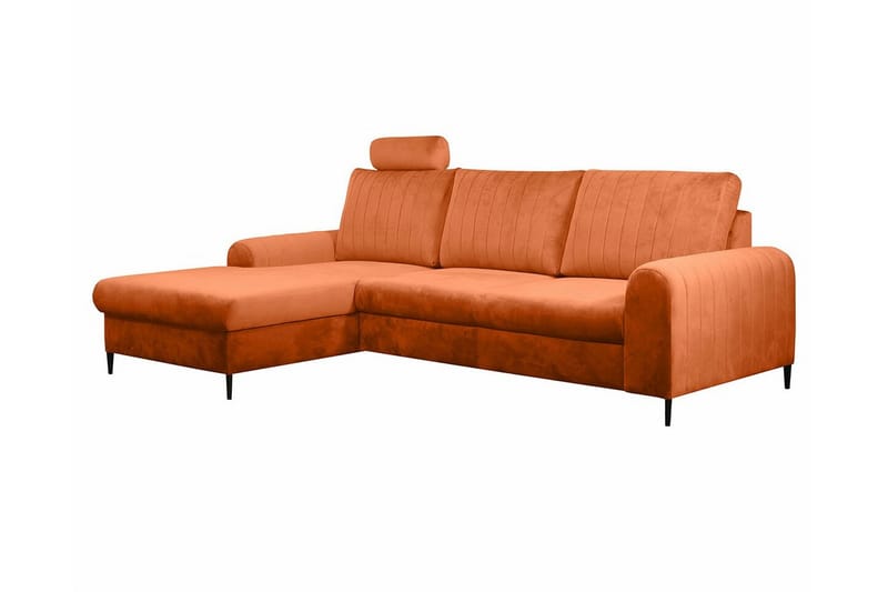 3-seters Hjørnesovesofa Kintore - Oransje - Møbler - Sofaer - Sovesofaer - Hjørnesovesofa