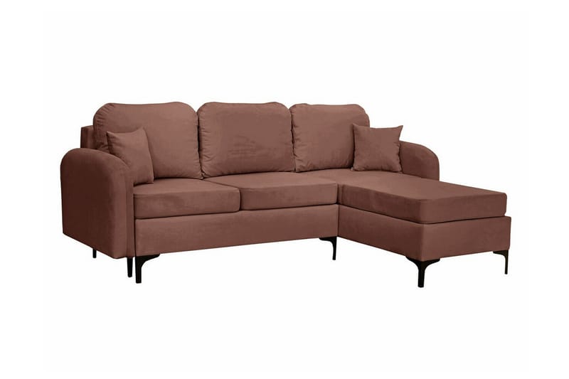 3-seters Hjørnesovesofa Knocklong - Brun - Møbler - Sofaer - Sovesofaer - Hjørnesovesofa