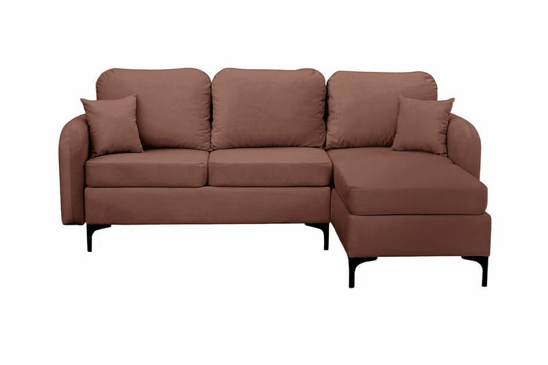 3-seters Hjørnesovesofa Knocklong - Brun - Møbler - Sofaer - Sovesofaer - Hjørnesovesofa