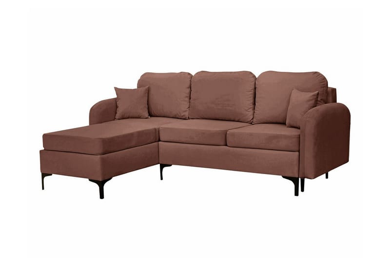 3-seters Hjørnesovesofa Knocklong - Brun - Møbler - Sofaer - Sovesofaer - Hjørnesovesofa