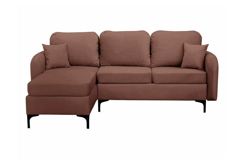 3-seters Hjørnesovesofa Knocklong - Brun - Møbler - Sofaer - Sovesofaer - Hjørnesovesofa