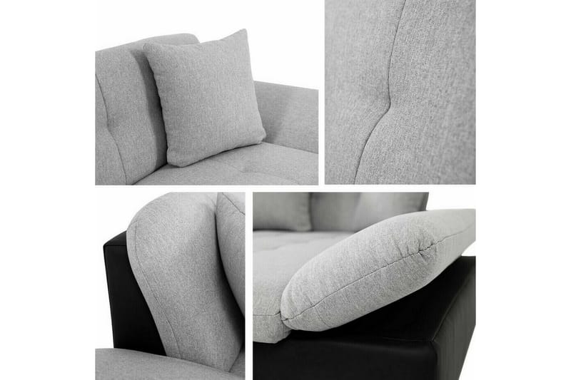 3-seters Hjørnesovesofa Lomux - Brun - Møbler - Sofaer - Sovesofaer - Hjørnesovesofa