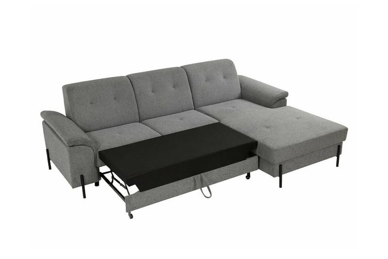 3-seters Hjørnesovesofa Messner - Beige Krem - Møbler - Sofaer - Sovesofaer - Hjørnesovesofa