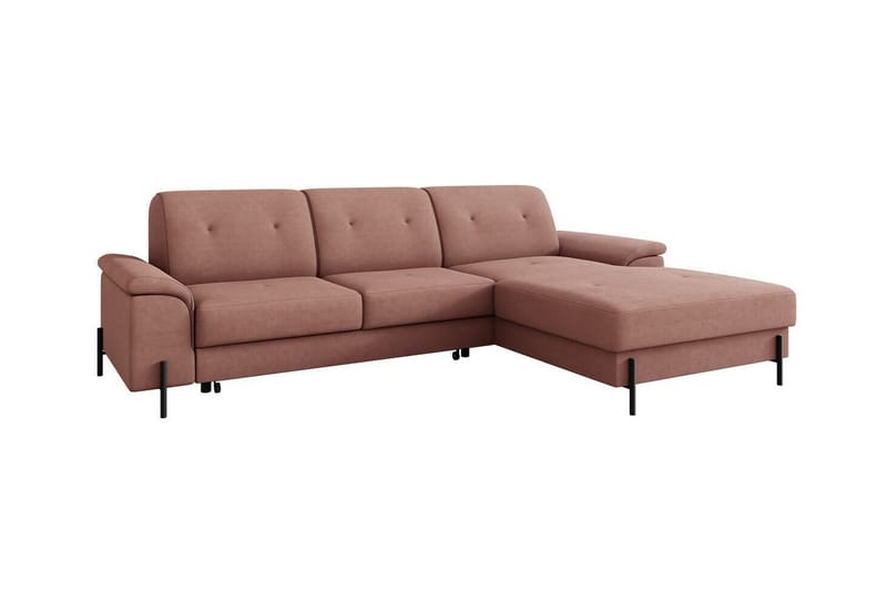 3-seters Hjørnesovesofa Messner - Brun - Møbler - Sofaer - Sovesofaer - Hjørnesovesofa