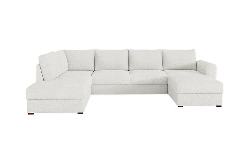 4-seters Hjørnesovesofa Kintore - Hvit - Møbler - Sofaer - Sovesofaer - Hjørnesovesofa