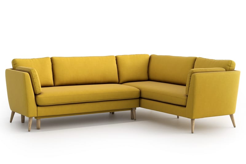 Divansovesofa Espelund - Gul - Møbler - Sofaer - Sovesofaer - Hjørnesovesofa