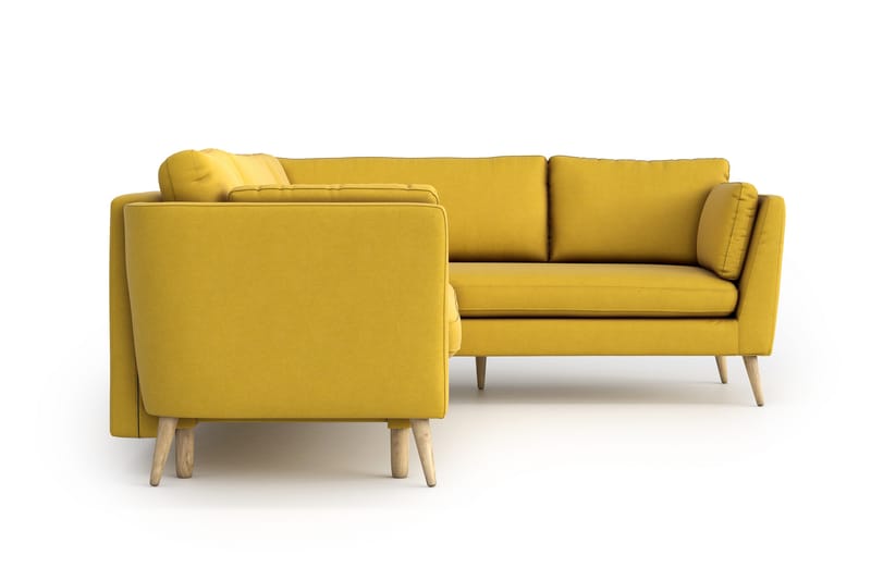 Divansovesofa Espelund - Gul - Møbler - Sofaer - Sovesofaer - Hjørnesovesofa