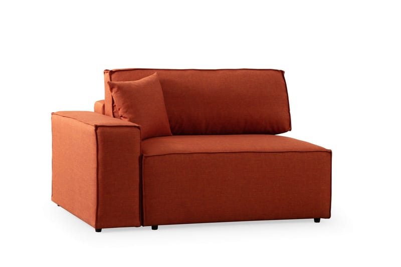 Hjørnesovesofa Munehiro - Oransje - Møbler - Sofaer - Sovesofaer - Hjørnesovesofa