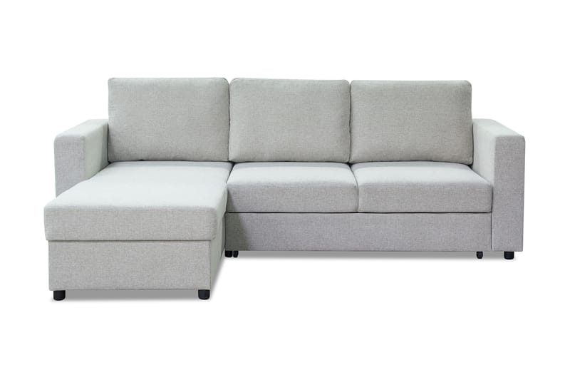 Sovesofa Melaina med Divan Venstre 3-seter - Beige - Møbler - Sofaer - Sovesofaer - Hjørnesovesofa