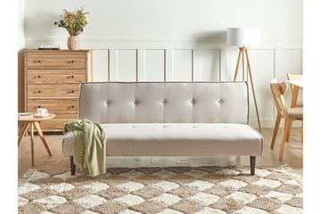 Landstorp Sovesofa 3-seter - Beige/Svart - Møbler - Sofaer - Sovesofaer - 3 seters sovesofa