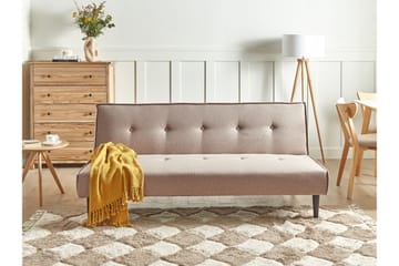 Landstorp Sovesofa 3-seter - Beige/Svart - Møbler - Sofaer - Sovesofaer - 3 seters sovesofa