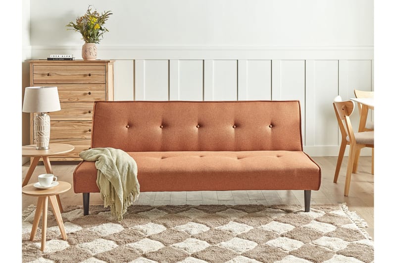 Landstorp Sovesofa 3-seter - Brun/Svart - Møbler - Sofaer - Sovesofaer - 3 seters sovesofa