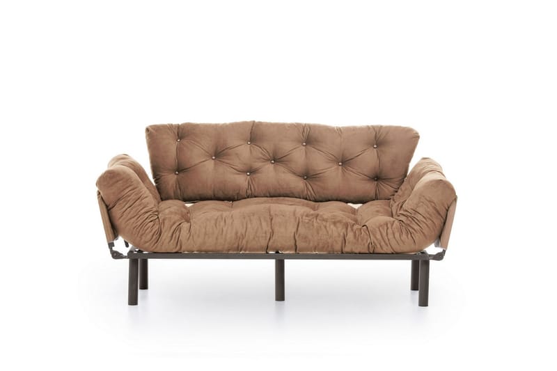 Maryborough Sovesofa 2-seter - Lys brun - Møbler - Sofaer - Sovesofaer - 2 seters sovesofa