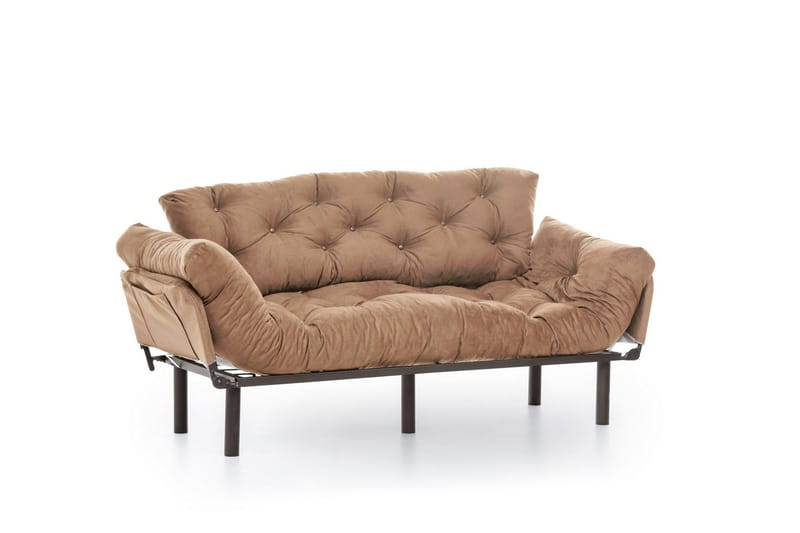 Maryborough Sovesofa 2-seter - Lys brun - Møbler - Sofaer - Sovesofaer - 2 seters sovesofa