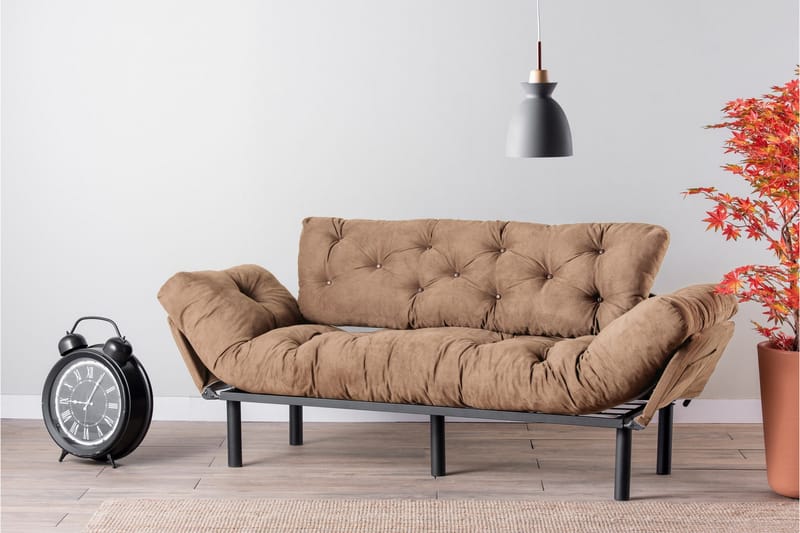 Maryborough Sovesofa 2-seter - Lys brun - Møbler - Sofaer - Sovesofaer - 2 seters sovesofa