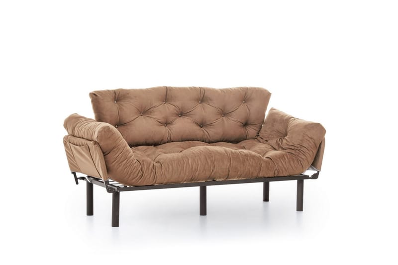 Maryborough Sovesofa 2-seter - Lys brun - Møbler - Sofaer - Sovesofaer - 2 seters sovesofa