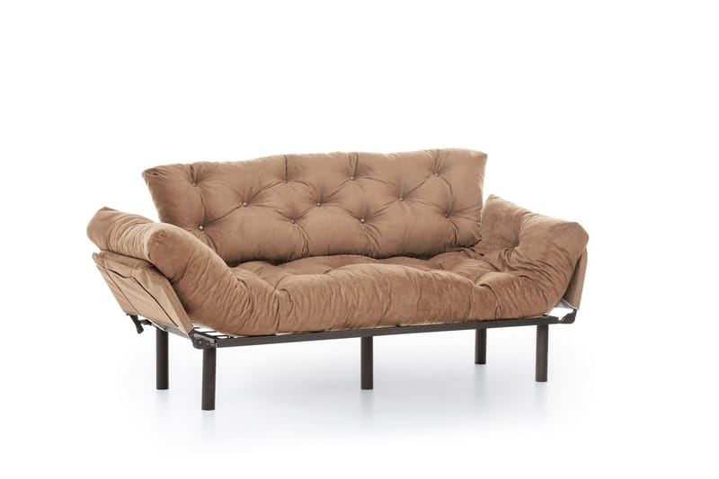 Maryborough Sovesofa 2-seter - Lys brun - Møbler - Sofaer - Sovesofaer - 2 seters sovesofa