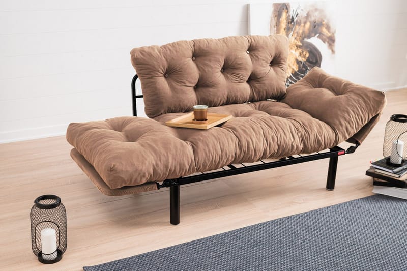 Maryborough Sovesofa 2-seter - Lys brun - Møbler - Sofaer - Sovesofaer - 2 seters sovesofa