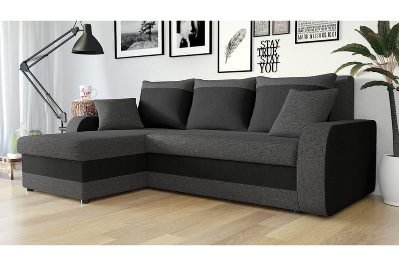 3-seters Hjørnesovesofa Nyarp Universal - Lysegrå - Møbler - Sofaer - Sovesofaer - Sovesofa divan