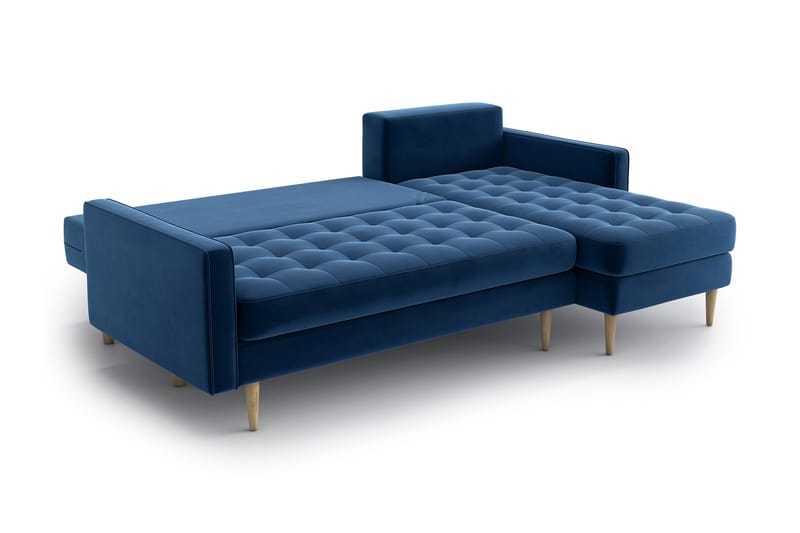 Divansofa Stephanie - Blå - Møbler - Sofaer - Sovesofaer - Sovesofa divan